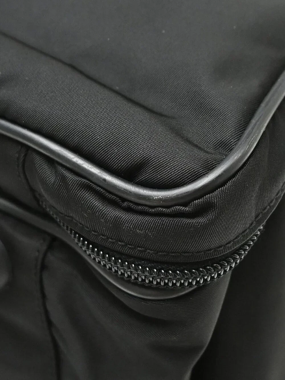 Best07 Prada Black Nylon 2way Tote Handbag 146 NQ10837